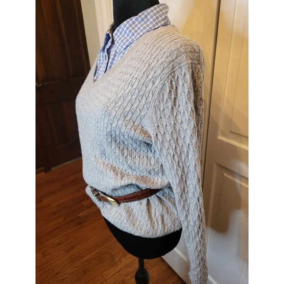 Emnon Belt Italian Calfskin Leather Croc Embossed Brown Belt Silver Hardware M - Picture 5 of 10